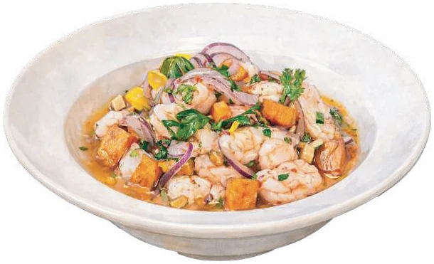 Ceviche de langostinos